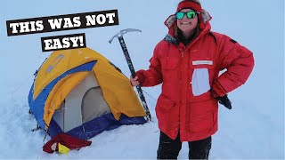 We almost FROZE camping | ANTARCTICA