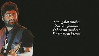 Kasam  (Lyrics) Arijit Singh | Babloo Bachelor | Full Song | 2020