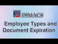 How to Track Employee Types & Document Expiration in ESMACS System | Full Tutorial