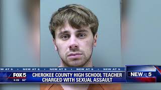 Cherokee County High School coach charged with sexual assault