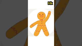 Gingerbread man story #shorts #gingerbread #youtubeshorts