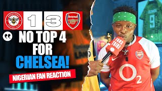 BRENTFORD 1-3 ARSENAL  (Godfrey - NIGERIAN FAN REACTION) - Premier League 2024 -2025