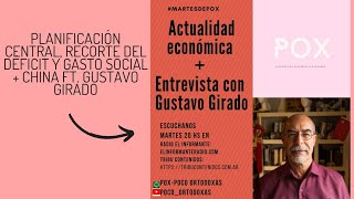 Planificación Central, Recorte del Déficit y Gasto Social + China ft. Gustavo Girado