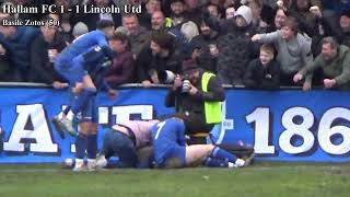 Hallam FC 2 - 2 Lincoln Utd - FA Vase 5th Round