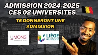 VOICI 2 UNIVERSITÉS QUI POURRONT TE DONNER FACILEMENT UNE ADMISSION