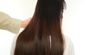 【hair video clip】 Brushing the hair Mizuki