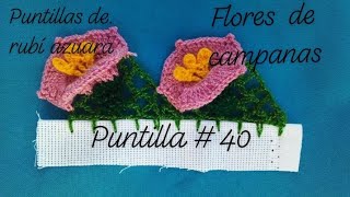 puntilla # 40 flores