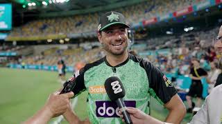 Marcus Stoinis after the win against the Heat