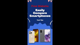 How to compare smartphones? 🤔😱😯 | Free Website | Tech Tips #shorts #techtips #freewebsites