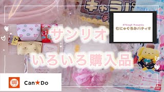 サンリオ色々購入品　　むにゅぐるみパティオ可愛すぎた。ランダム商品も引きました！😳