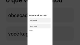 O que você escuta