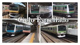 🐰在来線 色々 6車種🐰 「Cielo Estrellado」JRフル発車メロディ 実動画！ 山手線 東海道線 中央 総武線 埼京線 横須賀線