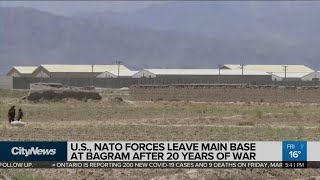 After 20 years of war, U.S. troops hand over Bagram airbase