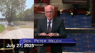 Every time Senator Welch spoke on the Senate floor about the needs to pass disaster relief funding