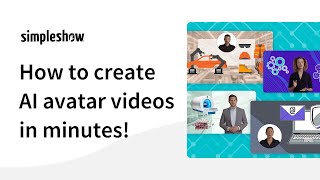 NEW! Add a human touch to your videos with simpleshow's AI avatars