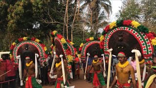 njaralath manoj ( വള്ളുവനാടൻ തിറയാട്ടസംഘം ) ഉത്രത്തിൽ കാവ് പൂരം 2021