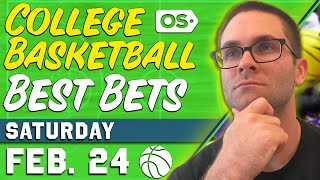 College Basketball Picks Today (2/24/24) | Best NCAAB Bets & Predictions