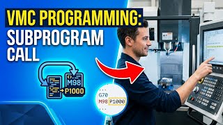 How To Call Sub Program In Vmc With Live Simulation In Gujrati