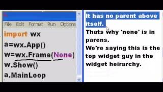 wxPython GUI Program 001, Code Explained in Detail