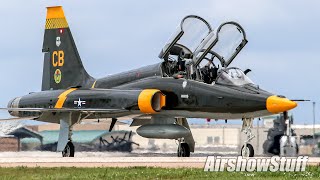 T-38 Talon Flybys (Heritage Paint!) - Thunder Over The Heartland 2021