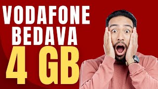 VODAFONE BEDAVA 4 GB İNTERNET 2025 | 2 KAMPANYA