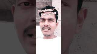 Is any difference between constructor vs destructor #programminglanguage #phpforbeginner #php