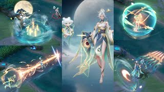 [中秋造型] 娜塔亞 劍影鏡花 新仙俠造型展示 | Natalya Mid-Autumn New Skin Preview | 傳說對決 Arena Of Valor