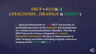 BASICS OF ERCP