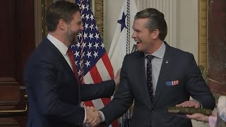 Pete Hegseth sworn in as United States Secretary of Defense (Jan. 25, 2025)