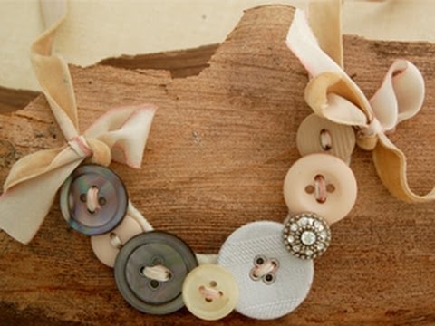 How to Make a Button Necklace | by Michele Baratta How to Make a Button Necklace | by Michele Baratta