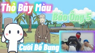 Thỏ Bảy Màu Mới Nhất - Cười Bể Bụng Khi Thỏ Báo Ông 5 - Thần Bài Miền Tây Reaction | Hải Đăng Vlog