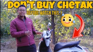 Chetak 2903 Review after 4500 kms || Bajaj Chetak 2903 Cyber White