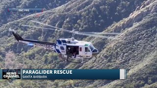 SBC Fire rescues paraglider off Gibraltar Road