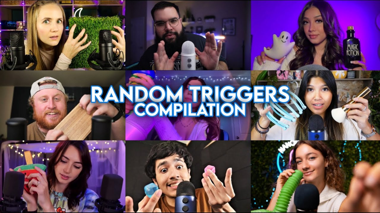 Asmr Fast Triggers Compilation Random Asmr Youtube