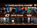 crimsix reacts and analyzes optic getting swept by carolina ravens