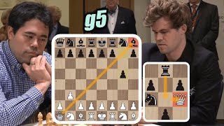 Magnus Carlsen Tries to Trap Hikaru's Queen on MOVE 1