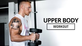 Kurzhantel Workout für den OBERKÖRPER | Trainingsplan für den Muskelaufbau Zuhause mit nur 2 Hanteln