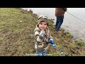 navidad y mis hijos en la pesca .