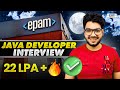EPAM Java Developer Interview Experience & Questions [ 22 LPA+]