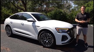 Is the 2024 Audi Q8 e-tron Sportback a NEW luxury SUV worth the price?