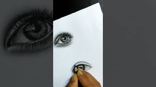 how to draw realistic eye tutorial #realism #shorts #youtubeshort #diy #easy #createwithsudipa #eyes