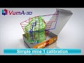 VUMA3D-network 2018 - Simple mine 1 calibration - 3D mine ventilation simulation software