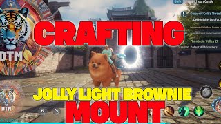 MIR4 CRAFTING JOLLY LIGHT BROWNIE MOUNT