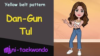 Mini-Taekwondo | DAN-GUN Tul | Yellow belt pattern | ITF TAEKWONDO