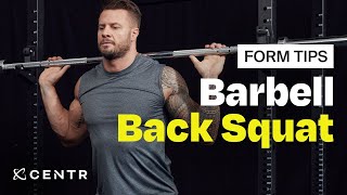 How to do a barbell back squat