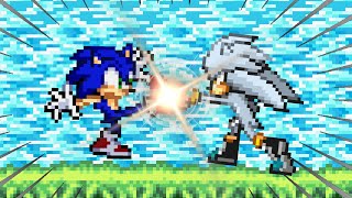 Sonic VS Silver | Sprite animation