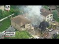 Explosion levels NJ home, no serious injuries