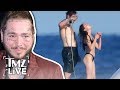 Post Malone Enjoying The Yacht Life! | TMZ Live