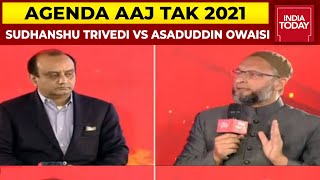 Sudhanshu Trivedi Vs Asaduddin Owaisi On State Of War In U.P | Exclusive | Agenda Aaj Tak 2021