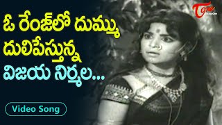 ఓరేంజ్ లో దుమ్ము దులిపేస్తున్న విజయ నిర్మల.| Vijaya Nirmala Wonderful Comedy Song | Old Telugu Songs